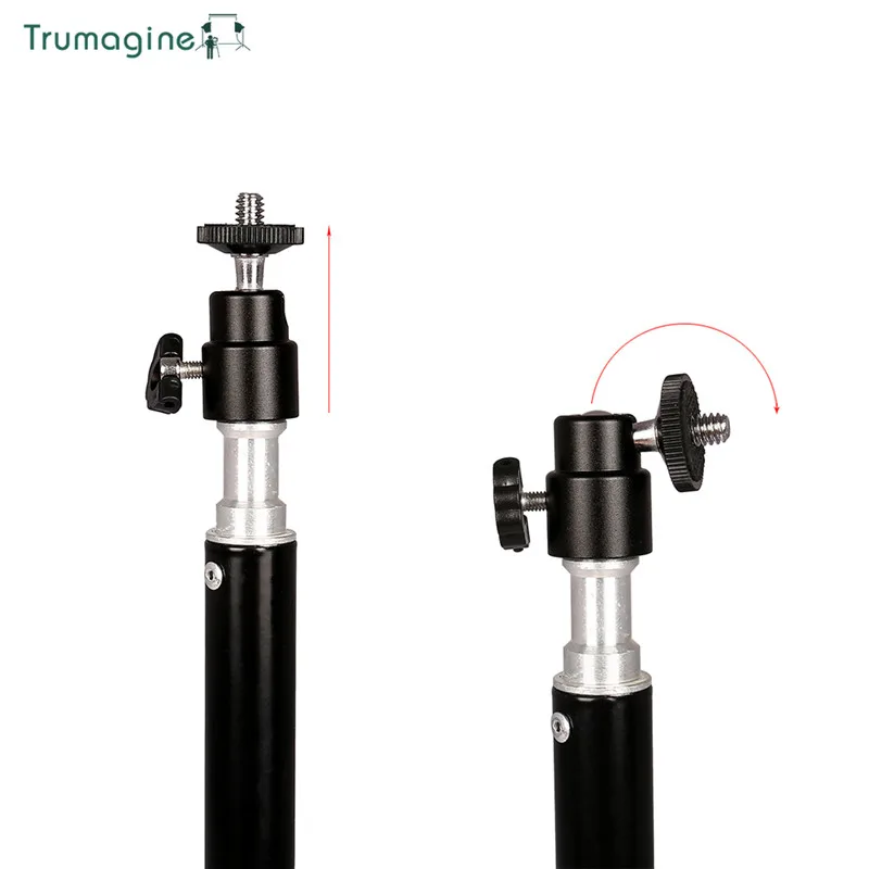 TRUMAGINE Universal Portable Aluminum  Stand Mount Digital Camera Tripod For Phone iPhone With Bluetooth remote control