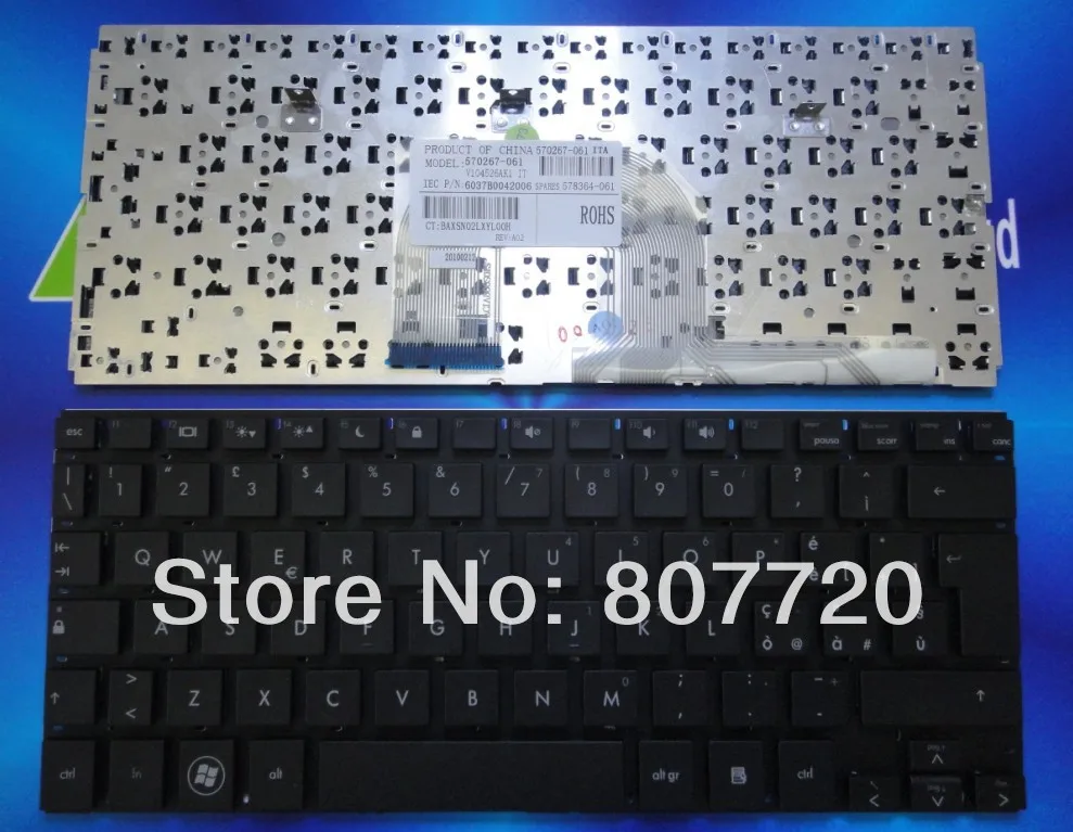 Free  shipping  100% new Italian   keyboard 570267-061,578364-061 forHP Mini 5101 5102 5103 5105 5100.