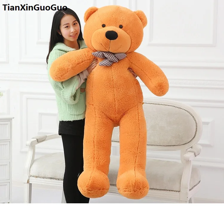 fillings toy light brown Teddy bear plush toy soft stuffed bear large 160cm doll hugging pillow Christmas gift b2777