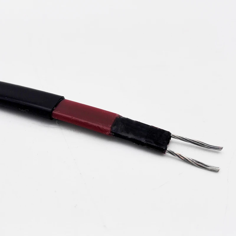 1m 12V 24V 36V 48V Self Regulating Heating Cable Anti-Freeze Protection Pipe Cars Trucks Warm Wire view 5