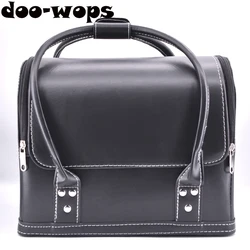 Close-Up Leather Bag - Glaze Magic Tricks Magicians Carrying Bag Stage Street Accessories Illusions Props Gimmick Mentalism