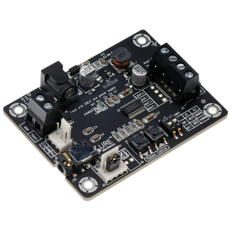 DC6-12V 2 x 2 Watt 4 Ohm Mini digital Class D Audio Amplifier Board - PAM8803