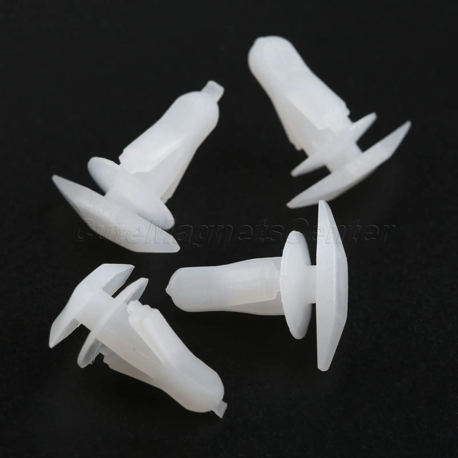 mtsooning 10pcs 6mm Hole Rubber Weatherstrip Door And Boot Seal Clips 91530-SP1-003 For Honda Accord Civic CRV Acura 3.5RL White