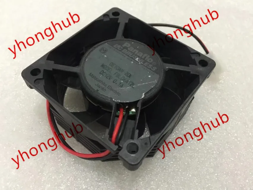 

Panaflo FBL06A12L DC 12V 0.10A 60x60x25mm Server Cooling Fan