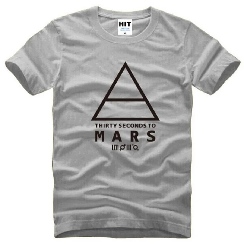 30 Thirty Seconds To Mars 30STM T Shirt Men Hip Hop Short Sleeve O Neck Cotton Man T-Shirt Cool Tee Shirt Homme Camisa Masculina