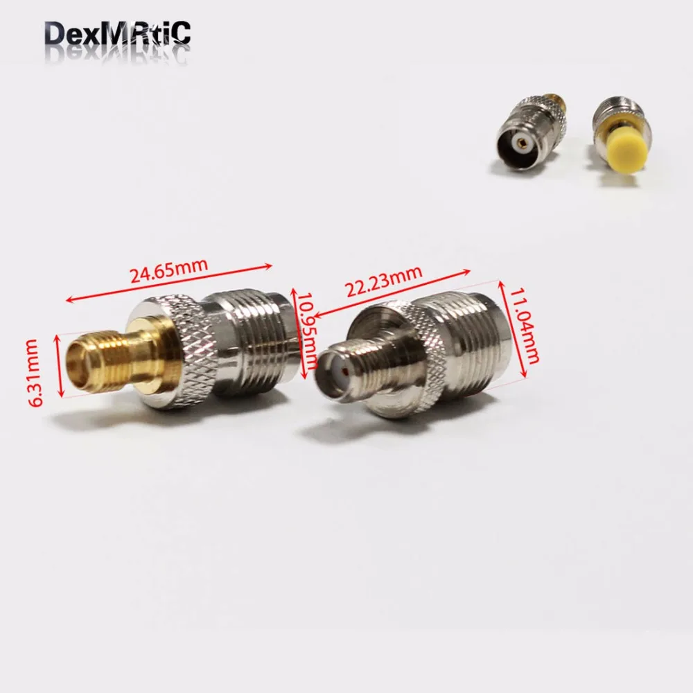 1 pc TNC perempuan Jack beralih SMA Perempuan Jack RF Coax Adapter konverter Lurus Nickelplated untuk WIFI router