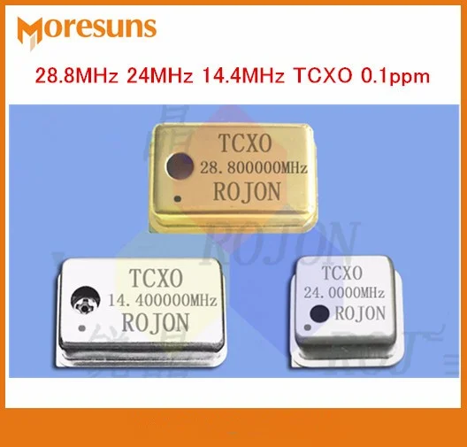 شحن مجاني سريع 3 قطعة/الوحدة 28.8 ميجا هرتز 24 ميجا هرتز 14.4 ميجا هرتز TCXO 0.1ppm درجة الحرارة-تعويض مذبذب الكريستال