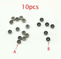 10 Pcs 620 Bearing AO620 Car Axle Gear Bearings For Tamiya 1/32 Scale Tamiya Mini 4WD Car Model 94389 2*6*2.5mm