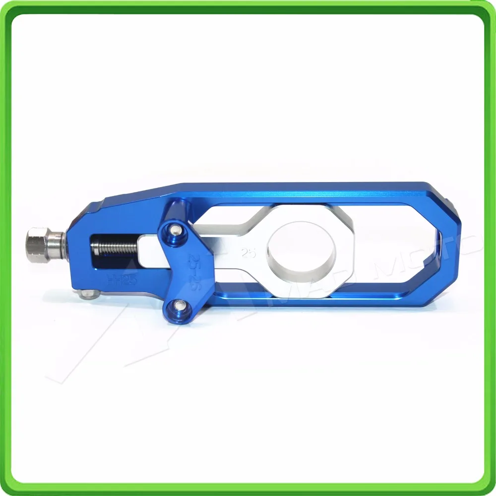 Aluminum motorcycle Chain Tensioner Adjuster fit for YAMAHA R1 YZF R1 2015 2016 2017 YZF-R1 15 16 17 Blue & Silver