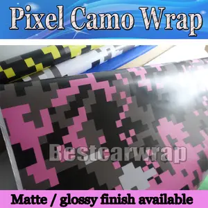 Pheasant Obliteration Pink Camo Vinyl Hood Wrap outlet Bonnet Decal Sticker Graphic Universal Fit