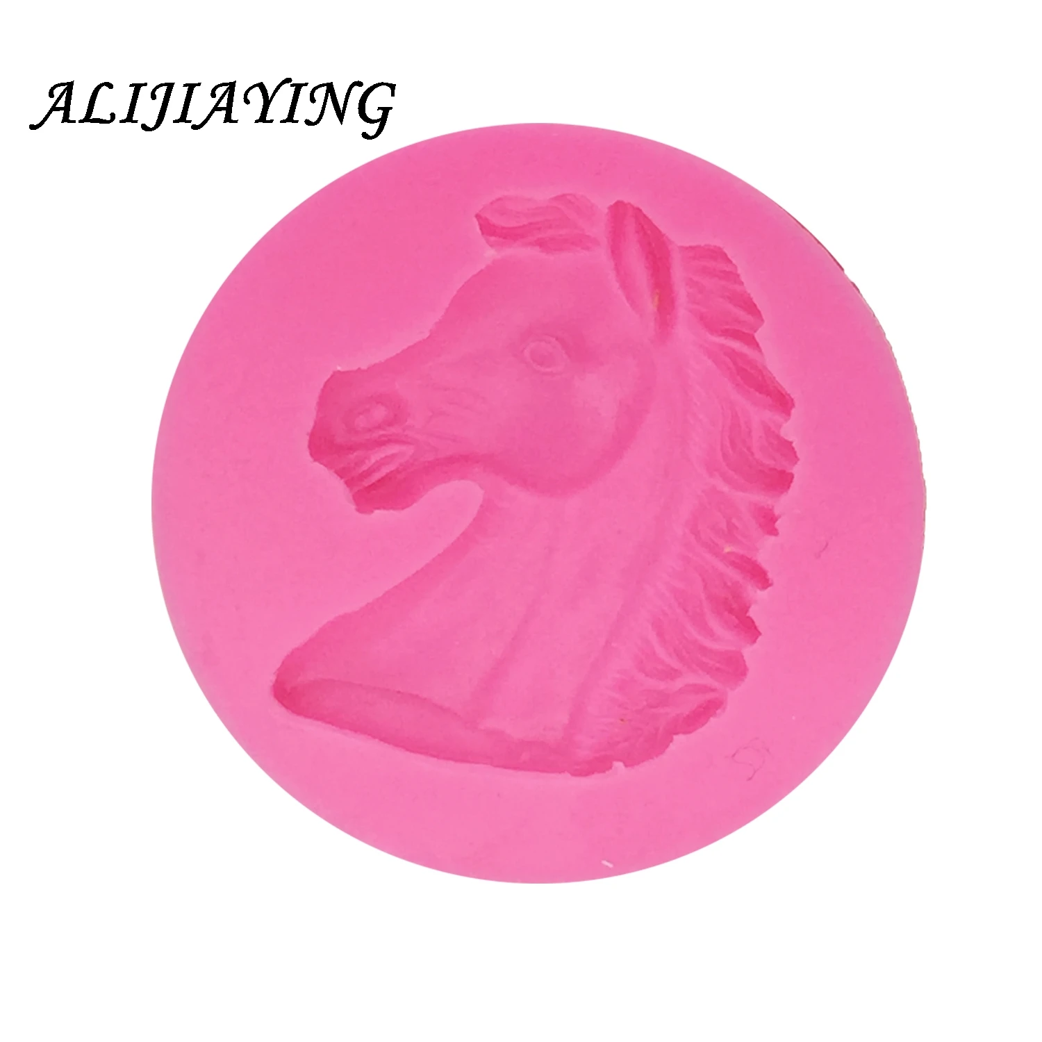 Horse\'s head Silicone Mold Fondant Cake Decorating Cupcake Jelly Candy Chocolate Decoration Tools Soap Mold DY0010