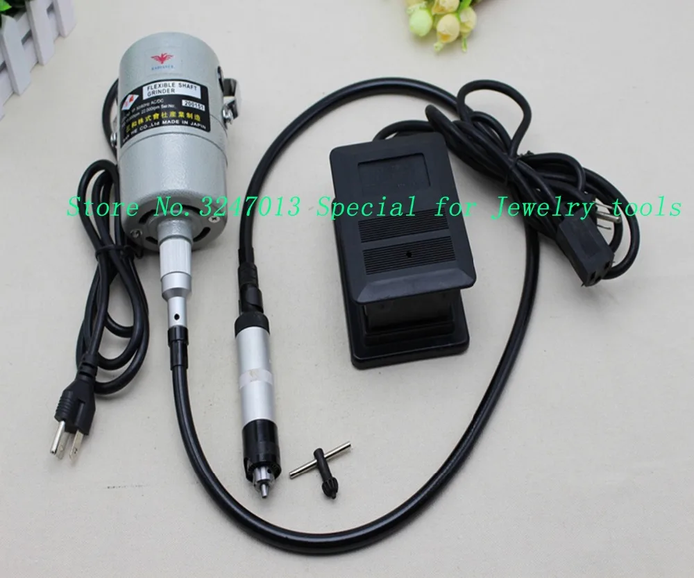 Mitsubishi San He 220v polishing Motor Wooden Jewelry Tools HandPiece Motor Flexible Shaft Grinder