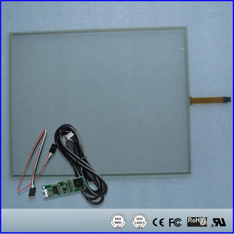 22 Inch 310x488mm 4 Wire Resistive Touch Screen Panel USB 16:10 for 22