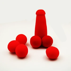 1 Set Trik Sulap Saudara Spons Kecil 4 buah Bola Spons Merah Gadget Lucu Panggung Jalanan Trik Sulap Jarak Dekat Pena Lelucon Pesulap 10 set sulap penjualan terbaik - №