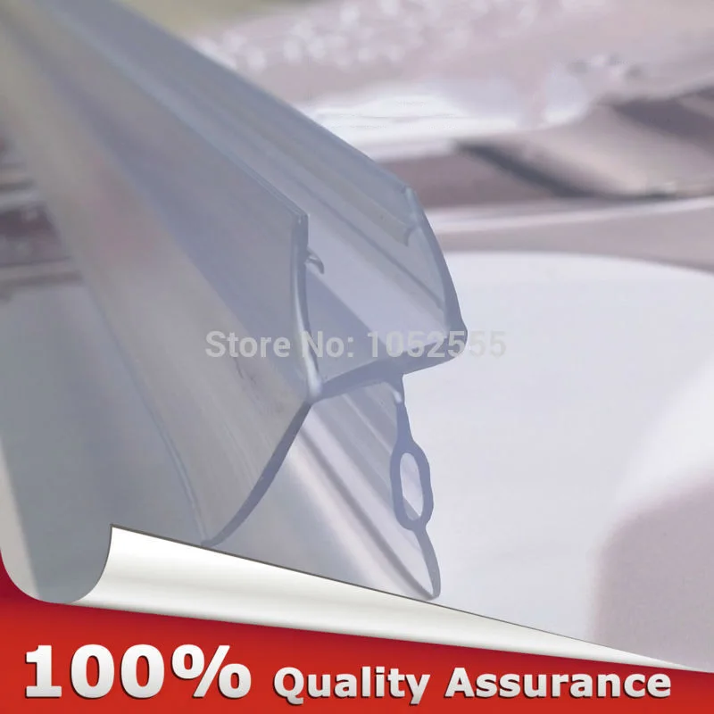 

Wholesale 10PCS Bathroom Shower Screen Rubber Big Seals Waterproof Strips Glass Door Seals Strips Length 700mm Gap 10-17mm