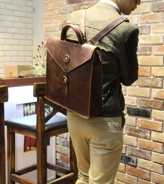 Popular man backpack original design business casual bag envelope Korean men Shoulder Bag  Computer package