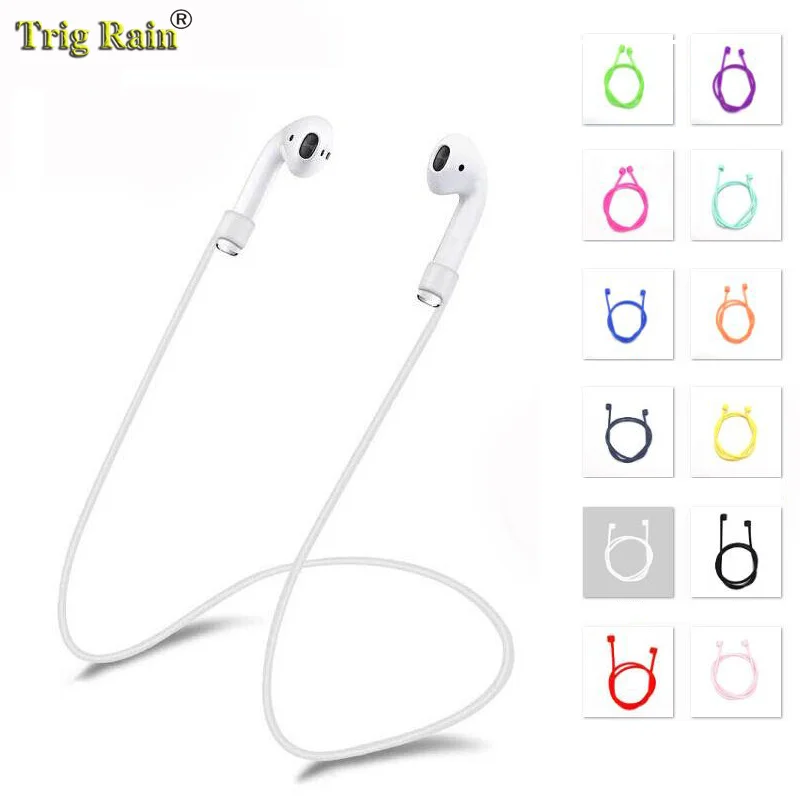 Earphone Strap For Airpods Anti Lost Strap String Rope For Bluetooth Earphones Silicone Cable Cord