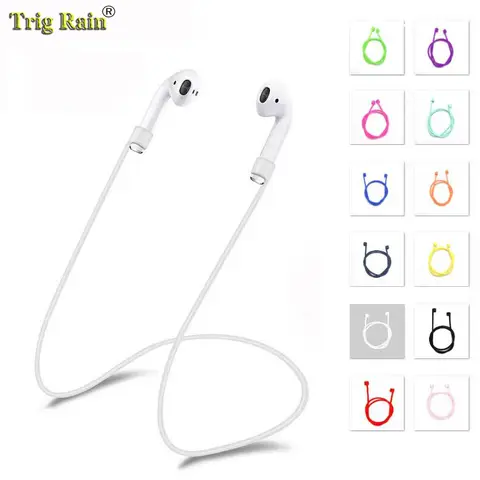 Sangle d'écouteurs pour Airpods, corde Anti-perte pour écouteurs Bluetooth, câble en Silicone