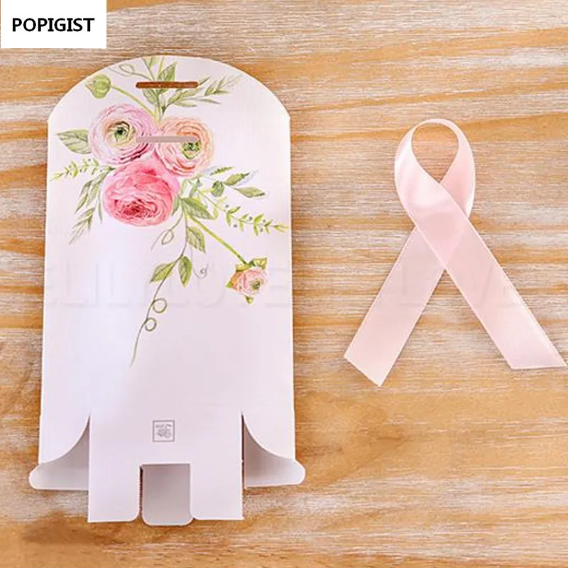 Upscale Creative wedding gift box candy box Chocolate Box + ribbon three designs 50pcs