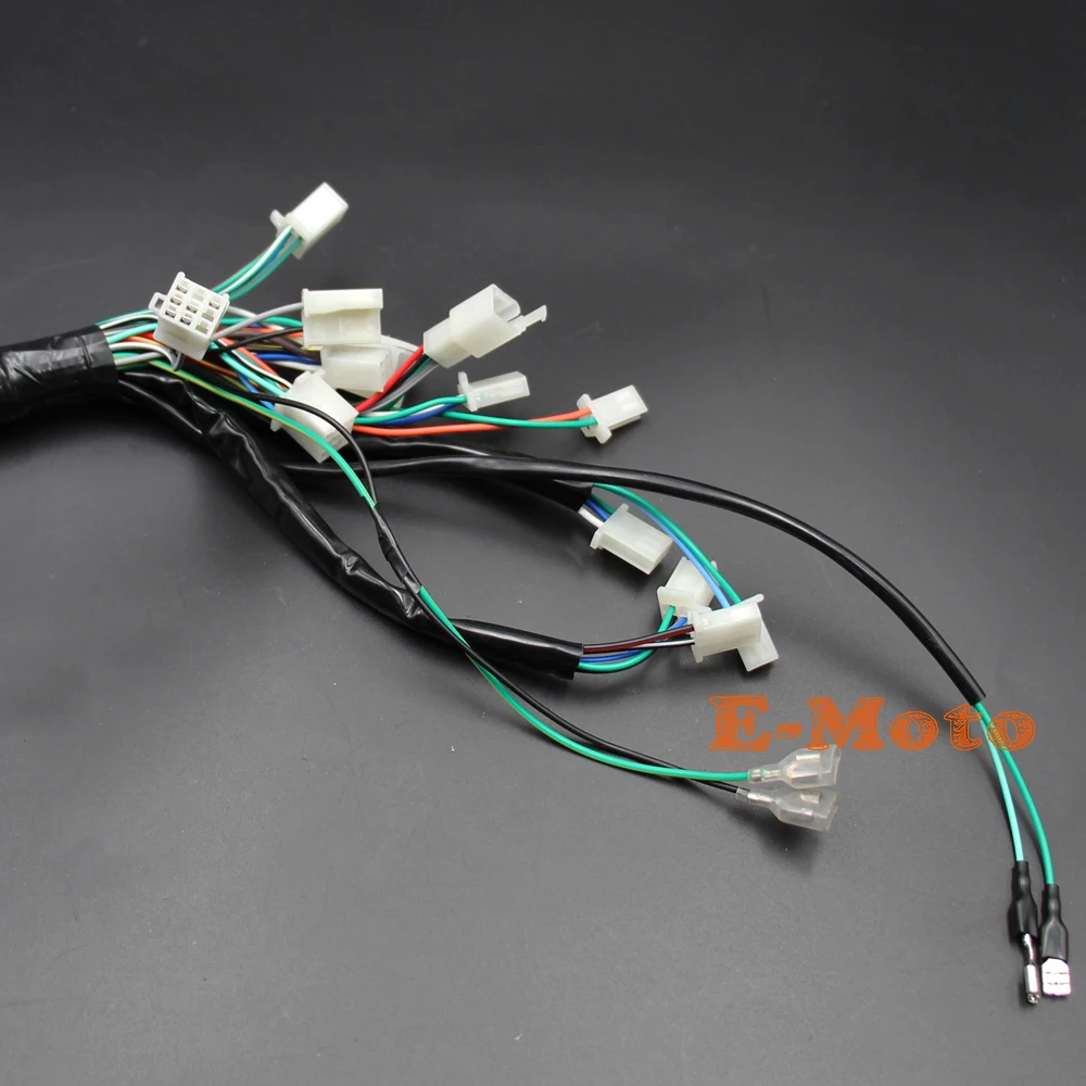 Electric Parts Wire cable Wiring Harness Loom ZONGSHEN LONCIN LIFAN 150cc 200c  250cc 300cc ATV Quad Bike NEW E-Moto