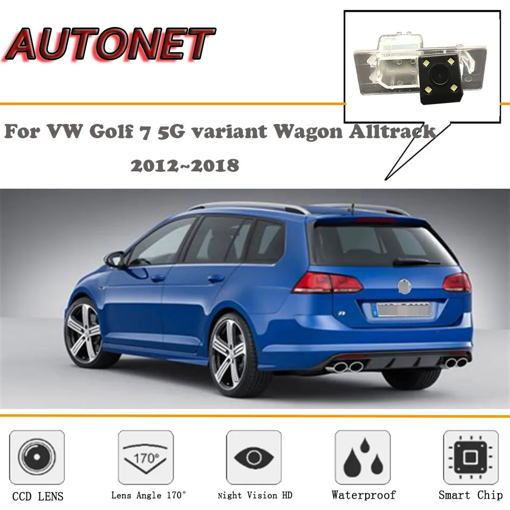 AUTONET Rear View camera For VW Golf 7 5G variant Wagon Alltrack 2012~2018/CCD/Night Vision/Reverse Camera/license plate camera