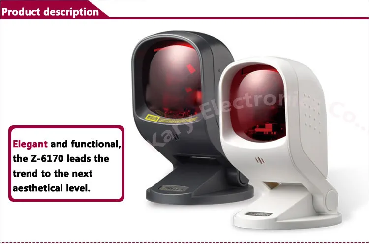 Zebex Z-6170 Hands-Free Laser Omnidirectional Barcode Scanner