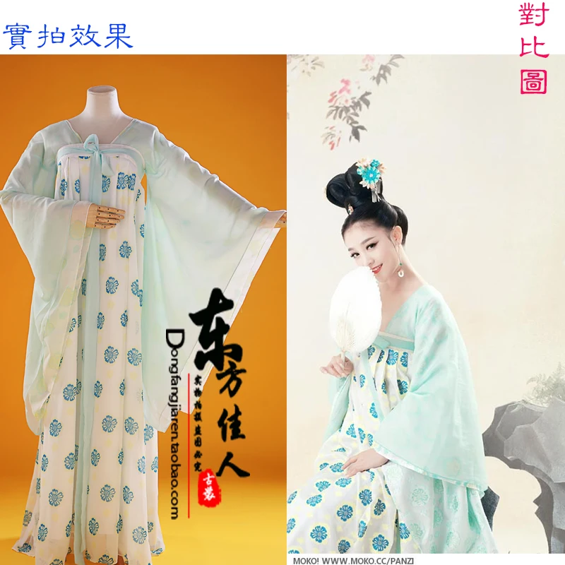 YongAnChunShen 2015 New Design TV Play of Legend of Tang Empress WuMeiNiang Princess Costume Same Design Maid Servant Costume