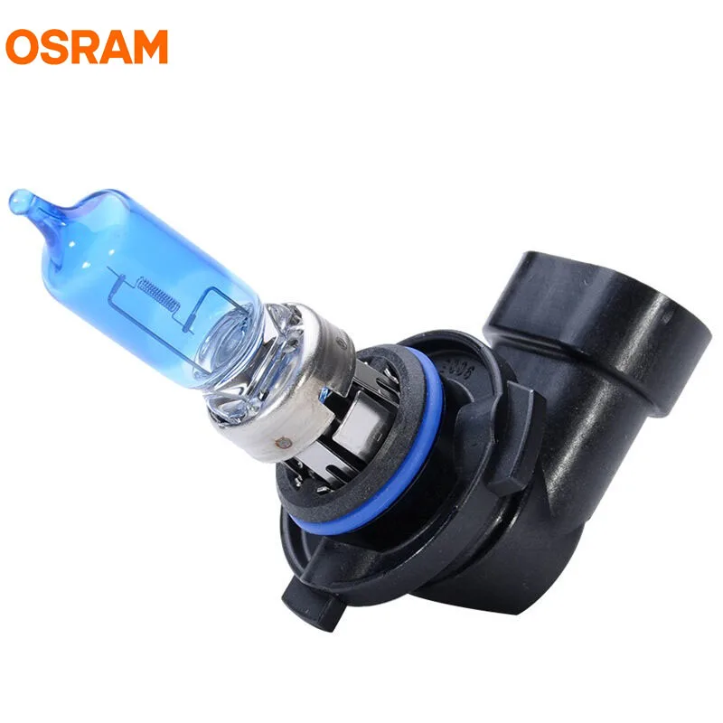 OSRAM 9005 HB3 5000K 12V 60W Cool Blue Advance Halogen Bulbs Xenon Mega White 50% More Light Car Lamps Hi/Lo Beam Pair 9005CBA