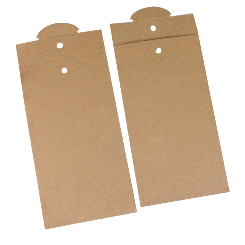 

200 pcs Custom Kraft Paper Packaging for Tempered Glass Blank Shatter Proof High Quality Package for Tempered Glass