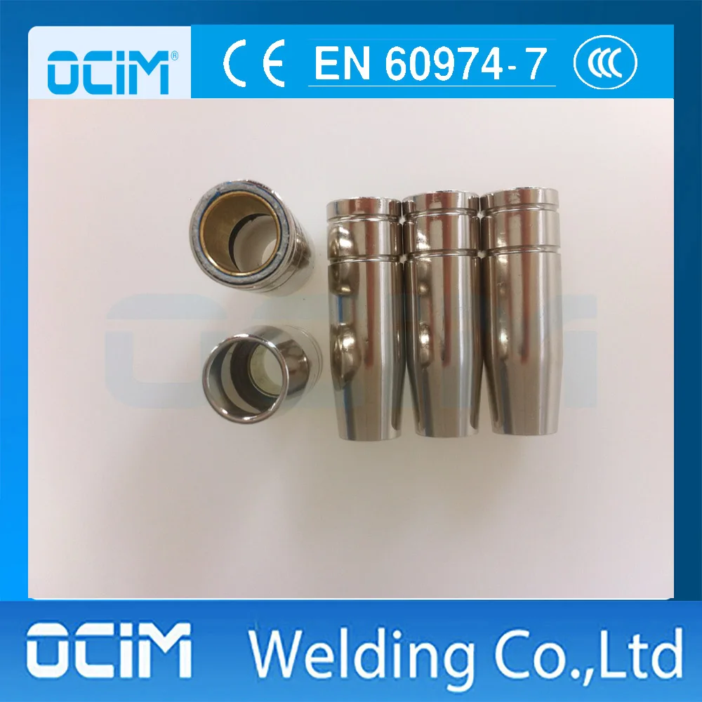 MB15AK 12MM 원추형 노즐 용접 액세서리 실드 컵, 5 개