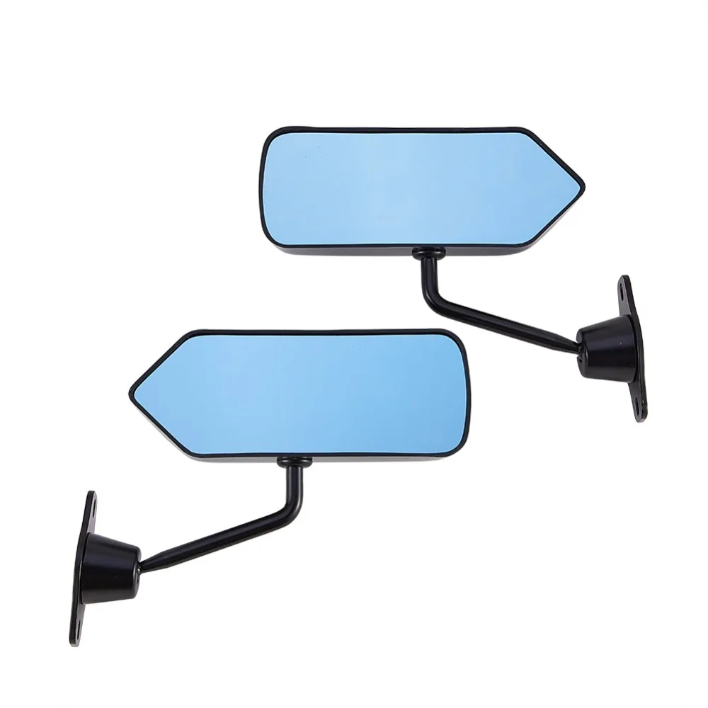 2pcs Car Side Mirror Car Rearview Mirror Wing Retro Mirror Side Mirror Blue Mirrors for Safe Driving