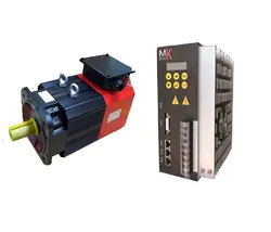 low cost 2.2kw 14Nm AC spindle servo motor+ matched servo driver for cnc total solution