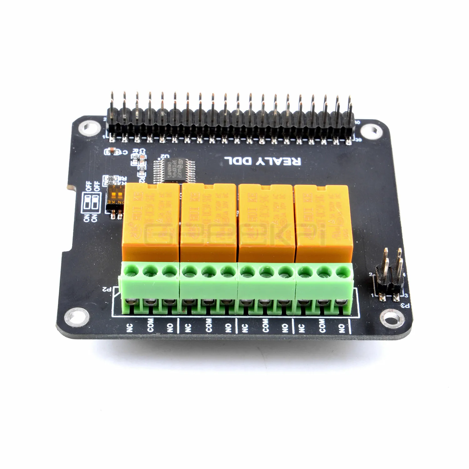 GeeekPi Original 4 Channel Relay Hat Board For Raspberry Pi 4B/ 3B+ (Plus) / 3B / 2B