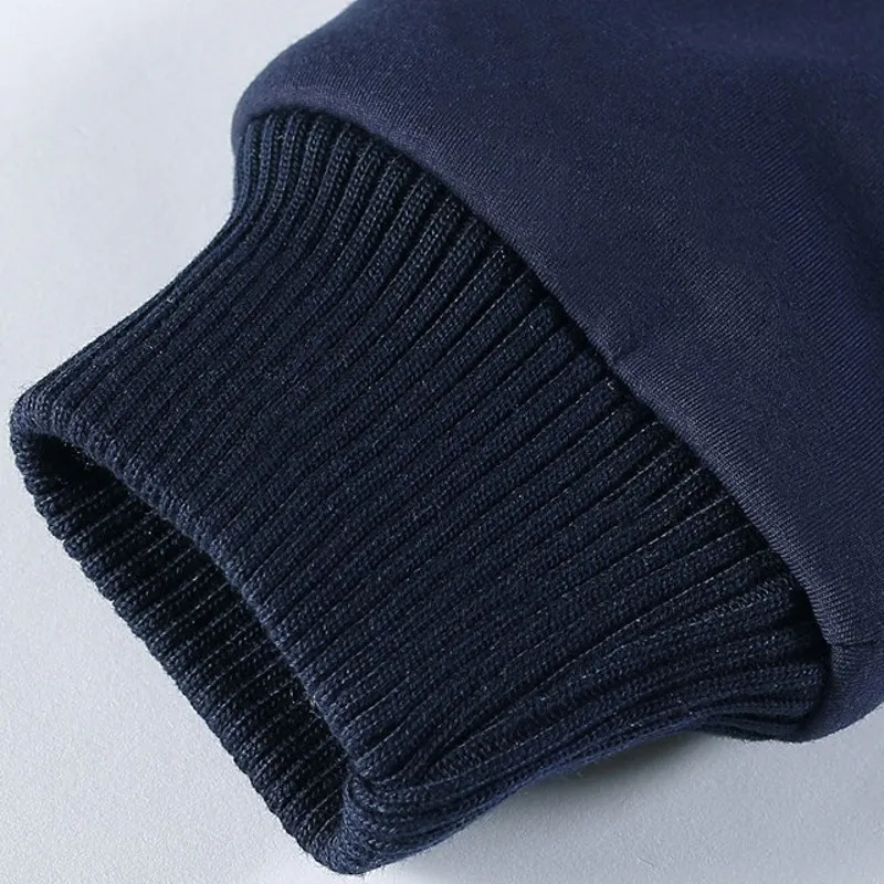 Winter Thick Fleece Lining Mens Hoodie Sweatshirts Warm Large Size M-6XL Male Streetwear Coat Casual Loose Fit Baggy Overcoats