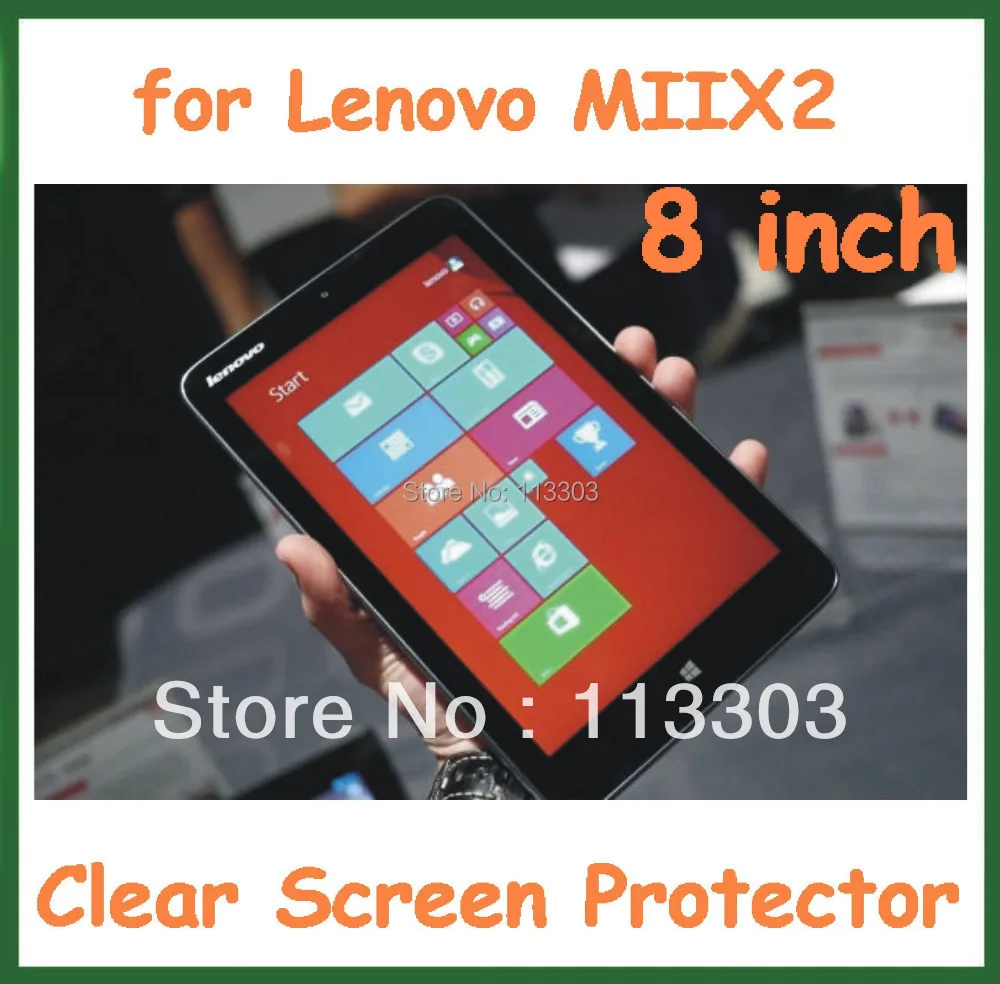 5pcs Customize CLEAR Screen Protector for Lenovo Miix2 8 inch /  Miix 2 8