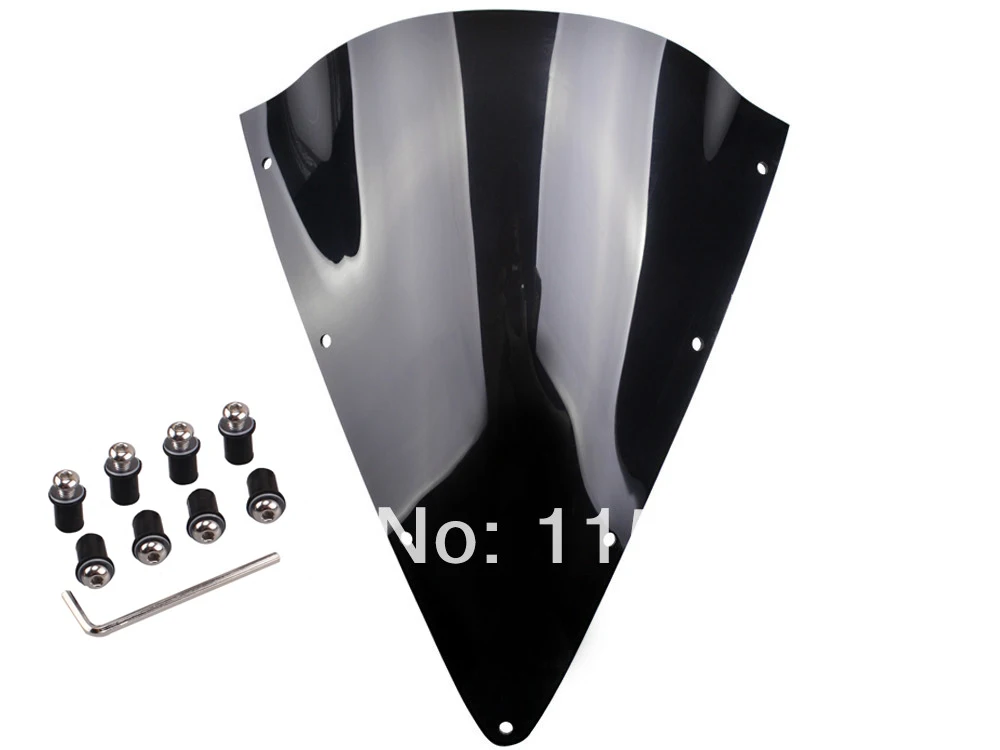 Dark Smoke Windscreen Windshield For YAMAHA FZS600 FZS 600 Fazer 2002-2003 FREE SHIPPING