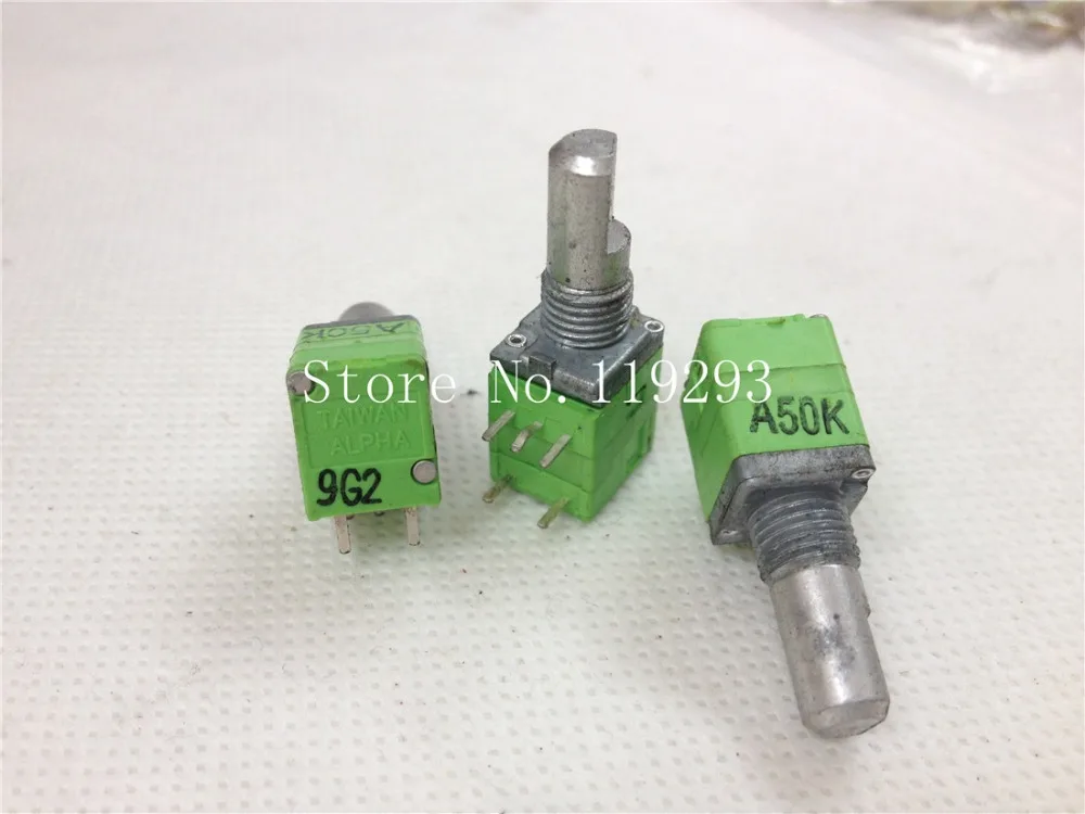 

[LAN]ALPHA Single Potentiometer switch with switch A50K handle length 15FMM--10PCS/LOT