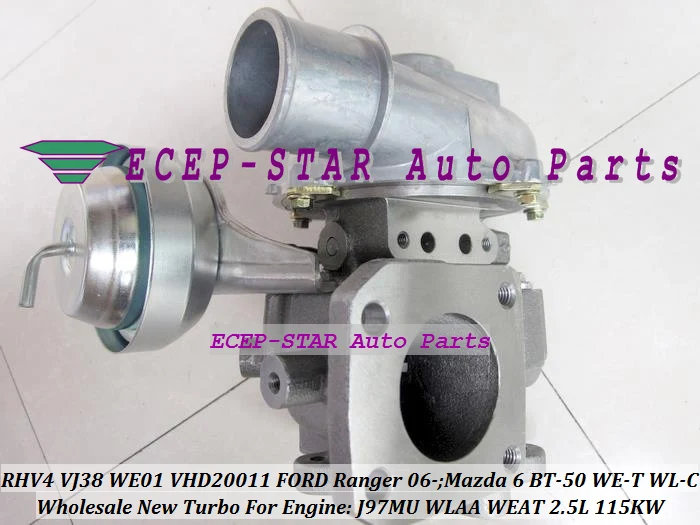 Free Ship RHV4 VJ38 VFD20011 WE01 Turbocharger Turbo For FORD Ranger 06- WLAA WEAT For MAZDA 6 BT50 BT-50 WE-T WL-C J97MU 2.5L