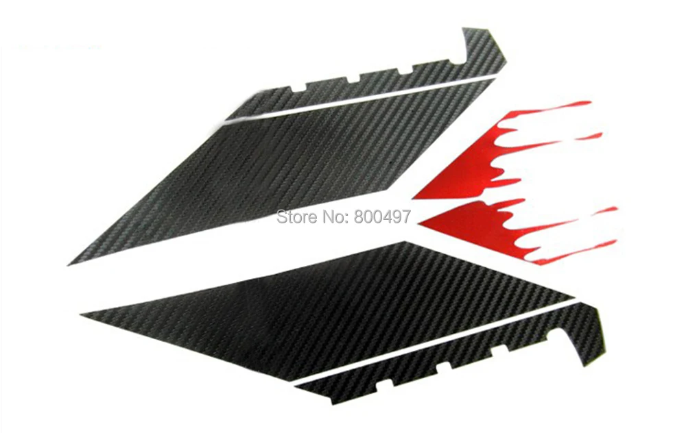 Creative Carbon Fiber Vinyl Stickers Grill Decorative Decals  Shark Teeth Stickers for Ford Focus MK3 2011 2012 2013 2014