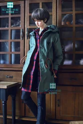 65-70cm BJD Doll Clothes Boys uncle fashion Sunshine handsome jacket wild plaid shirt