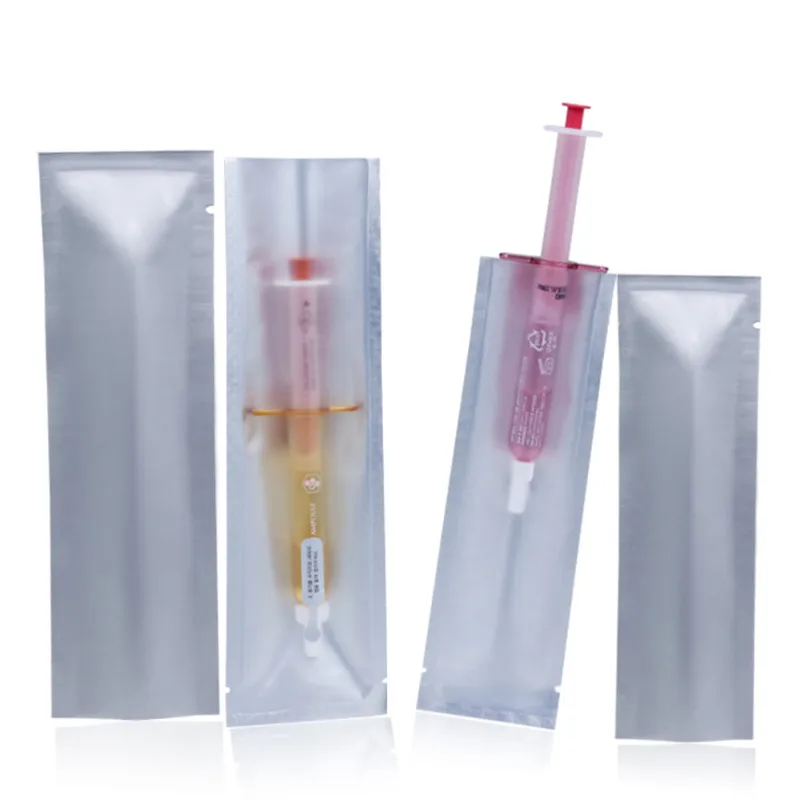 Wholesale 100pcs Open Top Aluminum Foil Packaging Bag Heat Sealing Disposable Syringe Medical Electronic Pen Instruments Bags