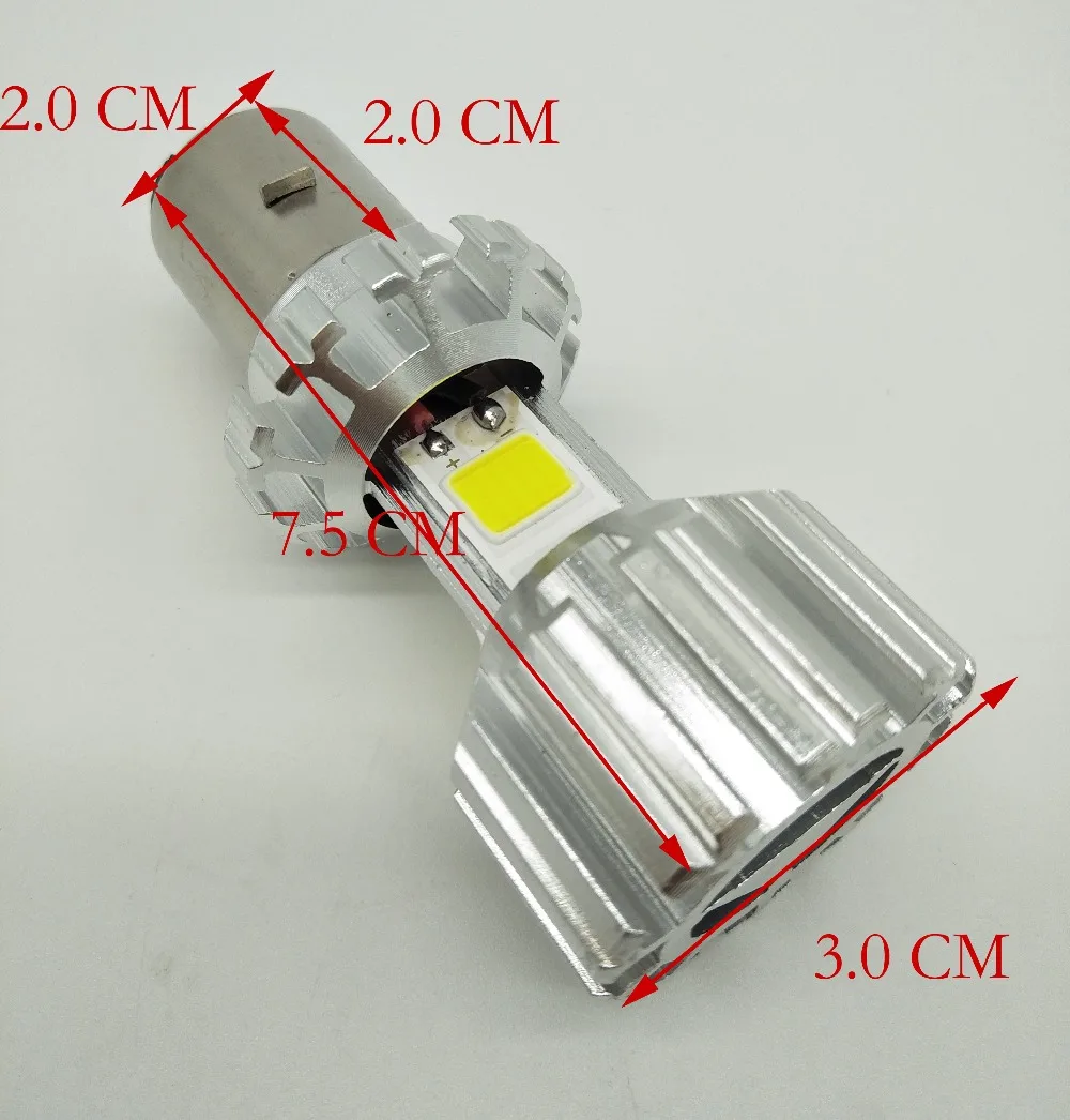 A217 Motorcycle Bike D5 LED Hi/Lo Beam Headlight Lamp Bulb DC 8-80V 6500K 1200LM White Motorbike Head Lamp Bulb 12V Super Bright