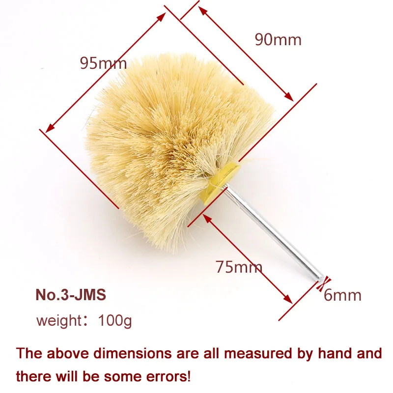 1Pcs Abrasive ล้อแปรงทำความสะอาดแปรงทำความสะอาดแปรง6Mm Shank งานไม้ขัดเครื่องบดม้านั่งเครื่องมือสำหรับ Home Improvement