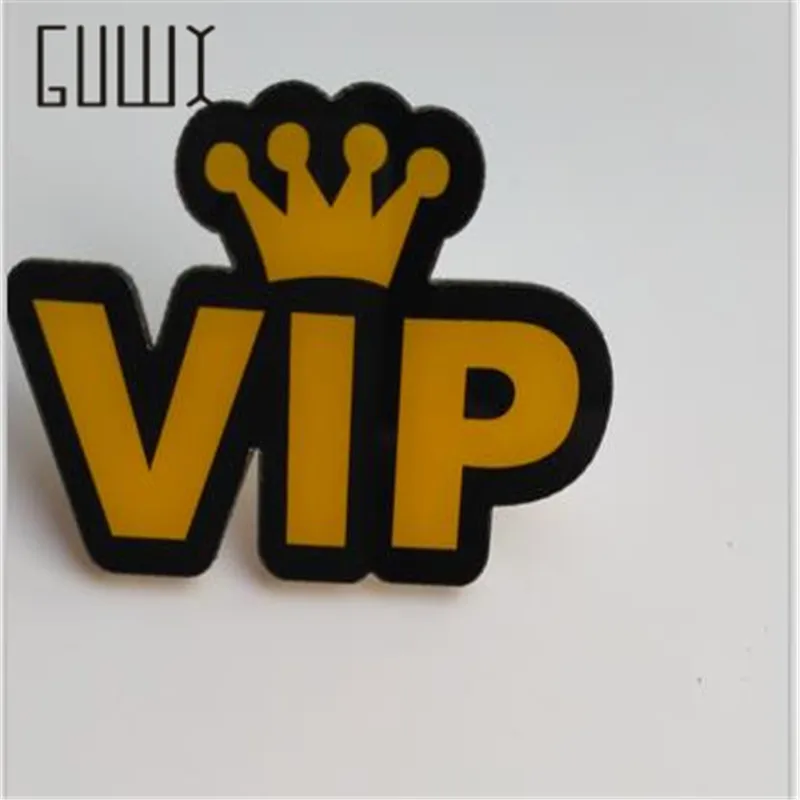 

Cute badges VIP acrylic pin badge symbol cartoon icon pack decoration Small gifts Brooch Hotel gifts 1pcs