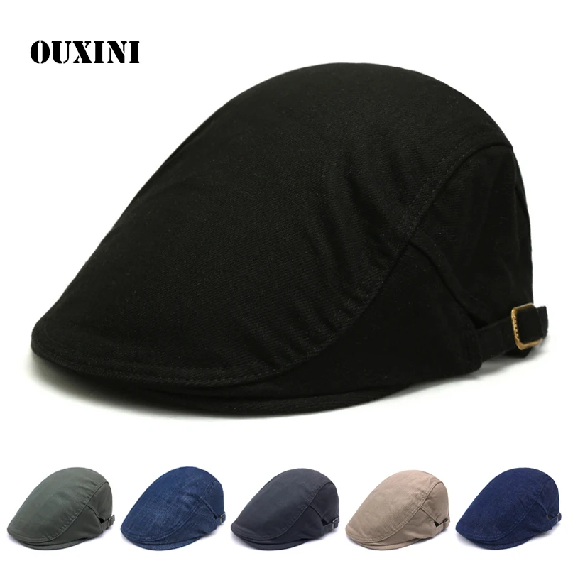 High quality Chef Fashion Men Women Beret Caps Summer Breathable kitchen hotel restaurants hat Flat Cap