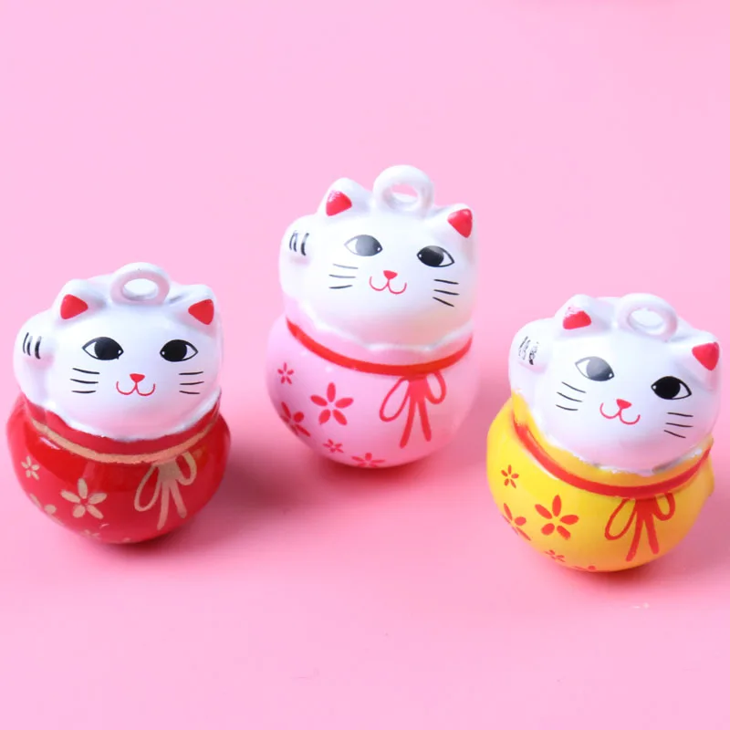 5pcs Bells Mix Cartoon Cat Iron Loose Beads Small for Party Christmas Tree Ornamen Decoration Home Accessories 1pcs 26x17mm
