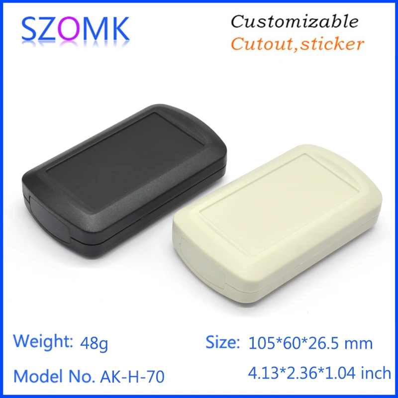 1 Piece 105*60*26.5mm high quality abs plastic pcb enclosure electronics box GPS tracker plastic housing szomk instrument box