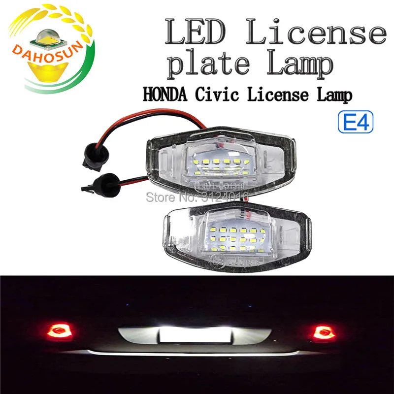 

packx2 LED License Plate Light Lamps For Honda CIVIC Sedan Acura MDX RL TL TSX ILX RDX Accord Odyssey Kit