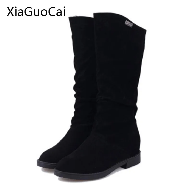 

2015 High Boots For Women PU/Leather Fashion Women Autumn Boots Knee-Heel High Quality Boots x610 50