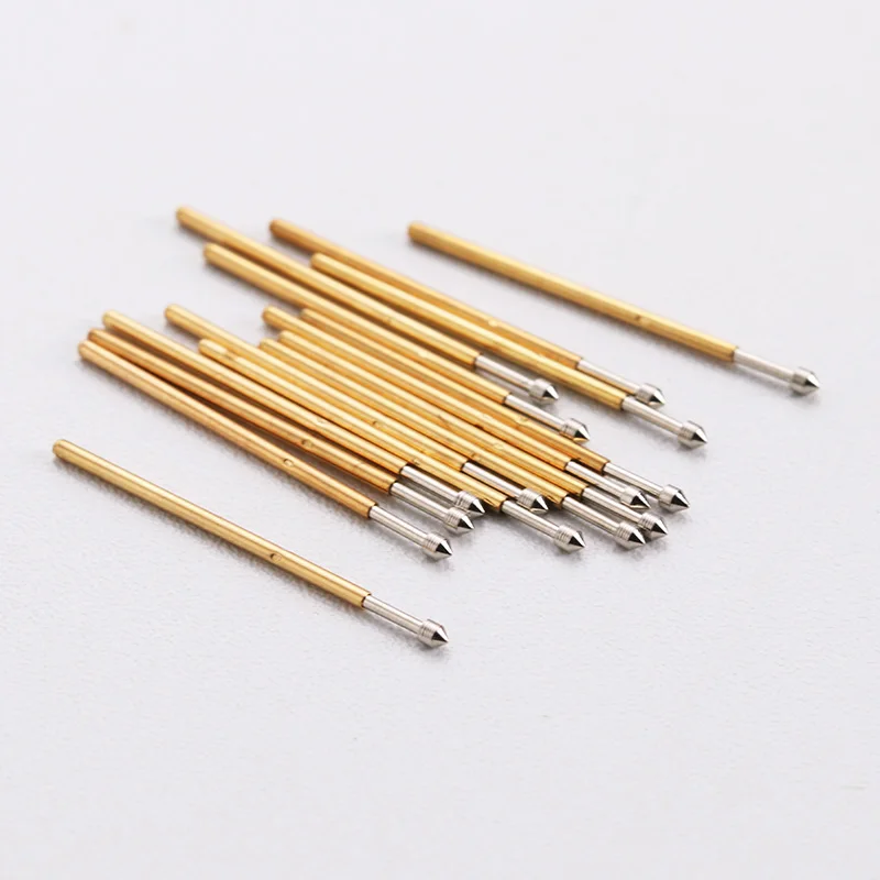 20/100PCS P50-E2 Spring Test Probe Pogo Pin Test Pin Dia0.68mm Tip Dia0.90mm Length16.35mm P50-E Test Tool 20g Elastic Force